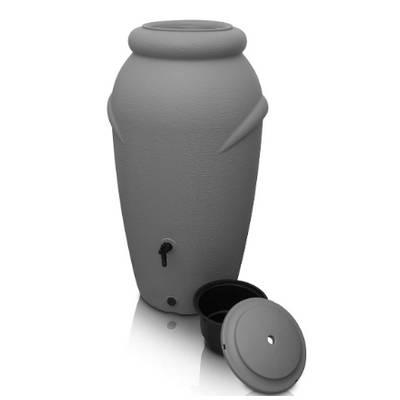 Récupérateur d'eau Amphore YourCasa 210L Gris