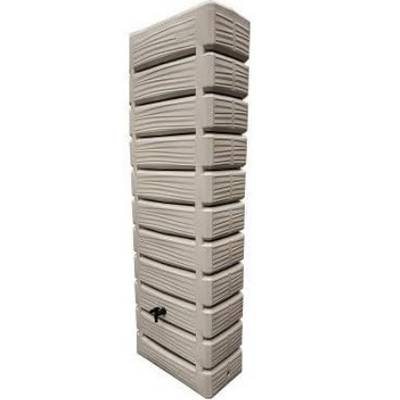 Récupérateur mural slim contre façade